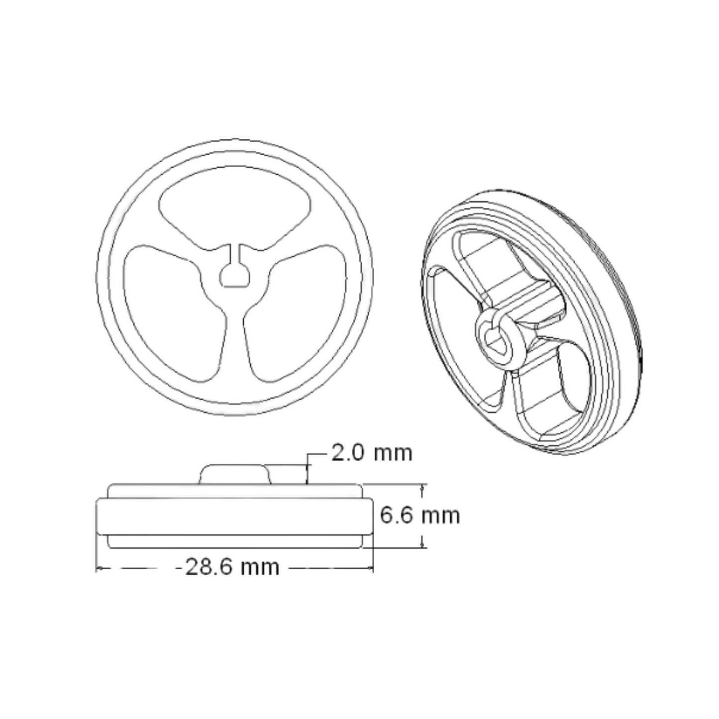 Ant-weight Wheels (Pair)